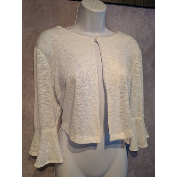 Perceptions semi-shear crop cardigan XL - Picture 5 of 6